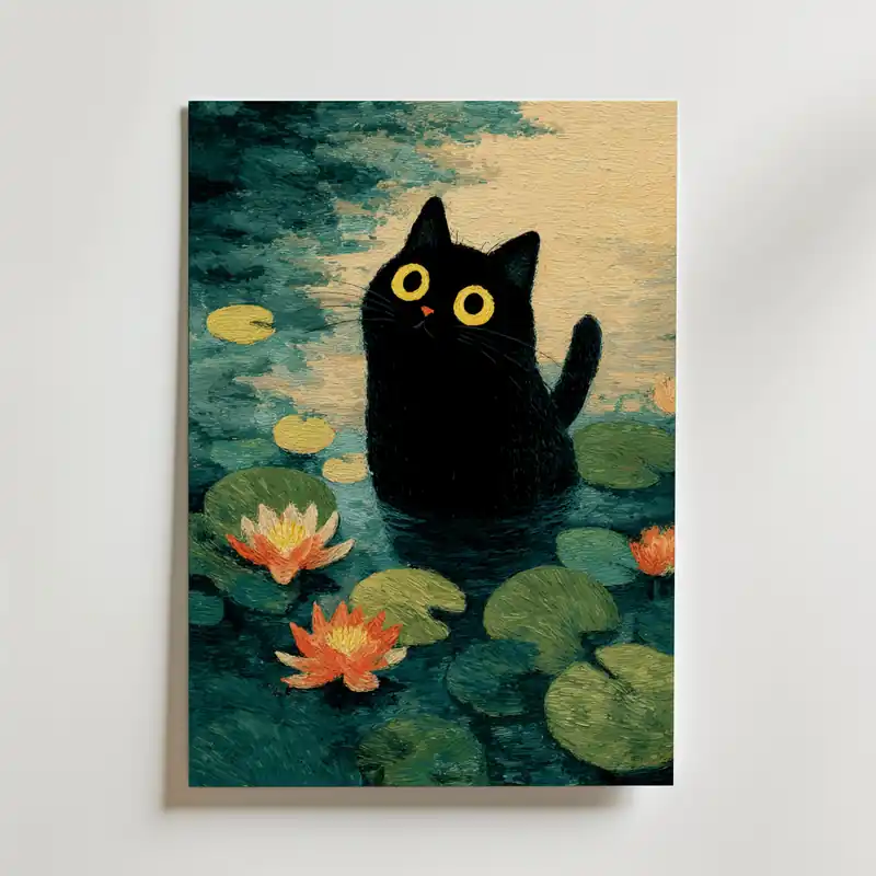 Lily Pond Cat Bästa pris